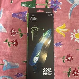 Spenco Blue and Black Golf Stability Insoles